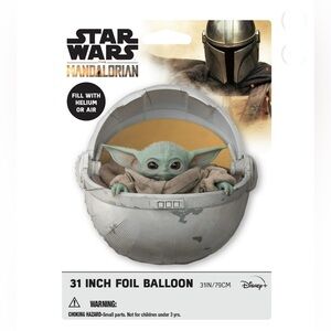 Disney Star Wars Mandalorian: the Child Colorful 31" Shape Foil Balloon